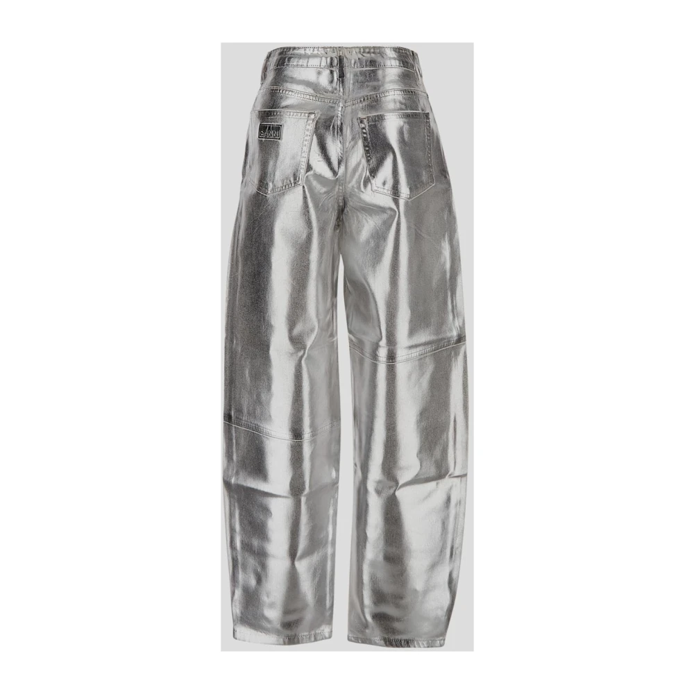 Ganni Loose-fit Jeans White Dames