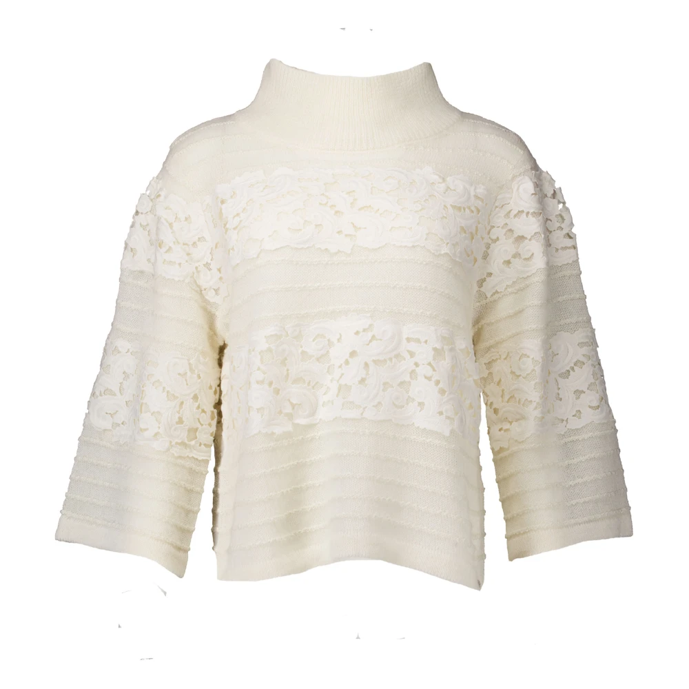 Gustav Women's Beige Ecru Sherry Jumper - Turtlenecks - Xl - Knitwear