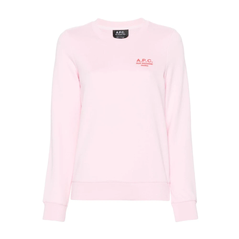 A.p.c. Skye Sweater Breisels Pink Dames