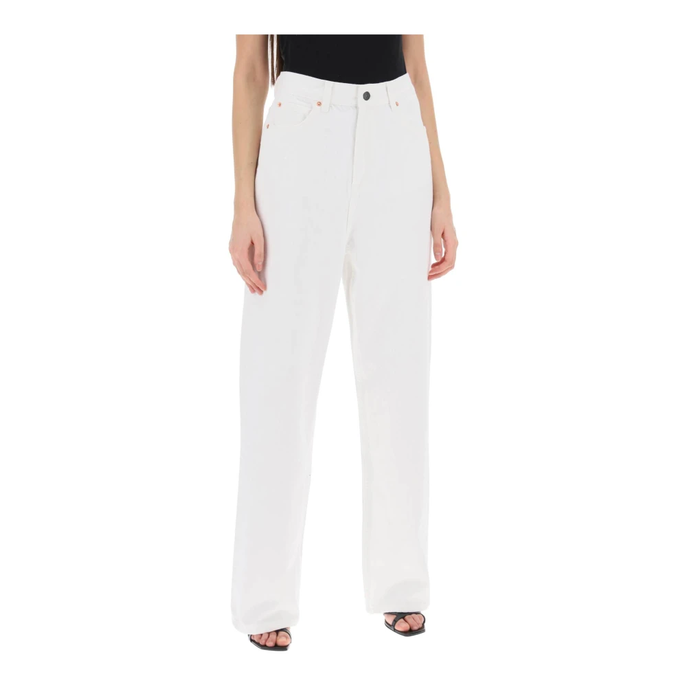 Wardrobe.nyc Straight Jeans White Dames