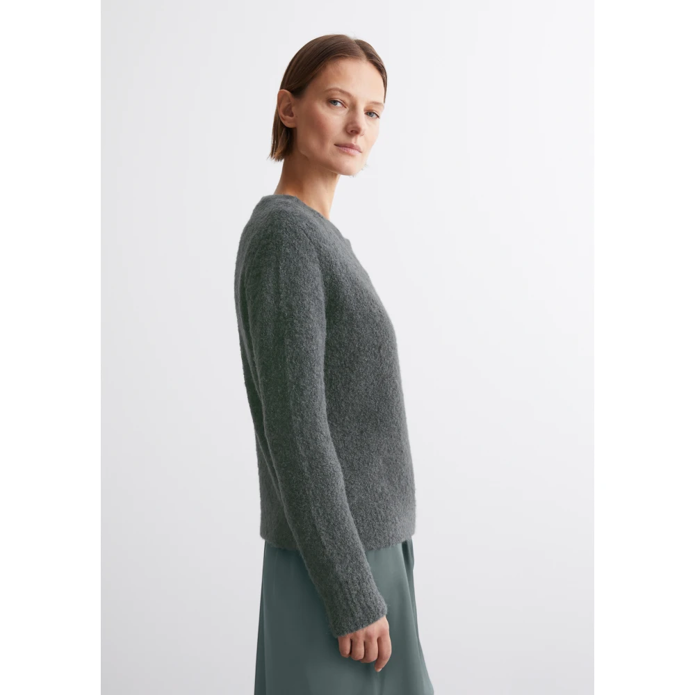 Marc O'Polo Bouclé sweater regular Black Dames