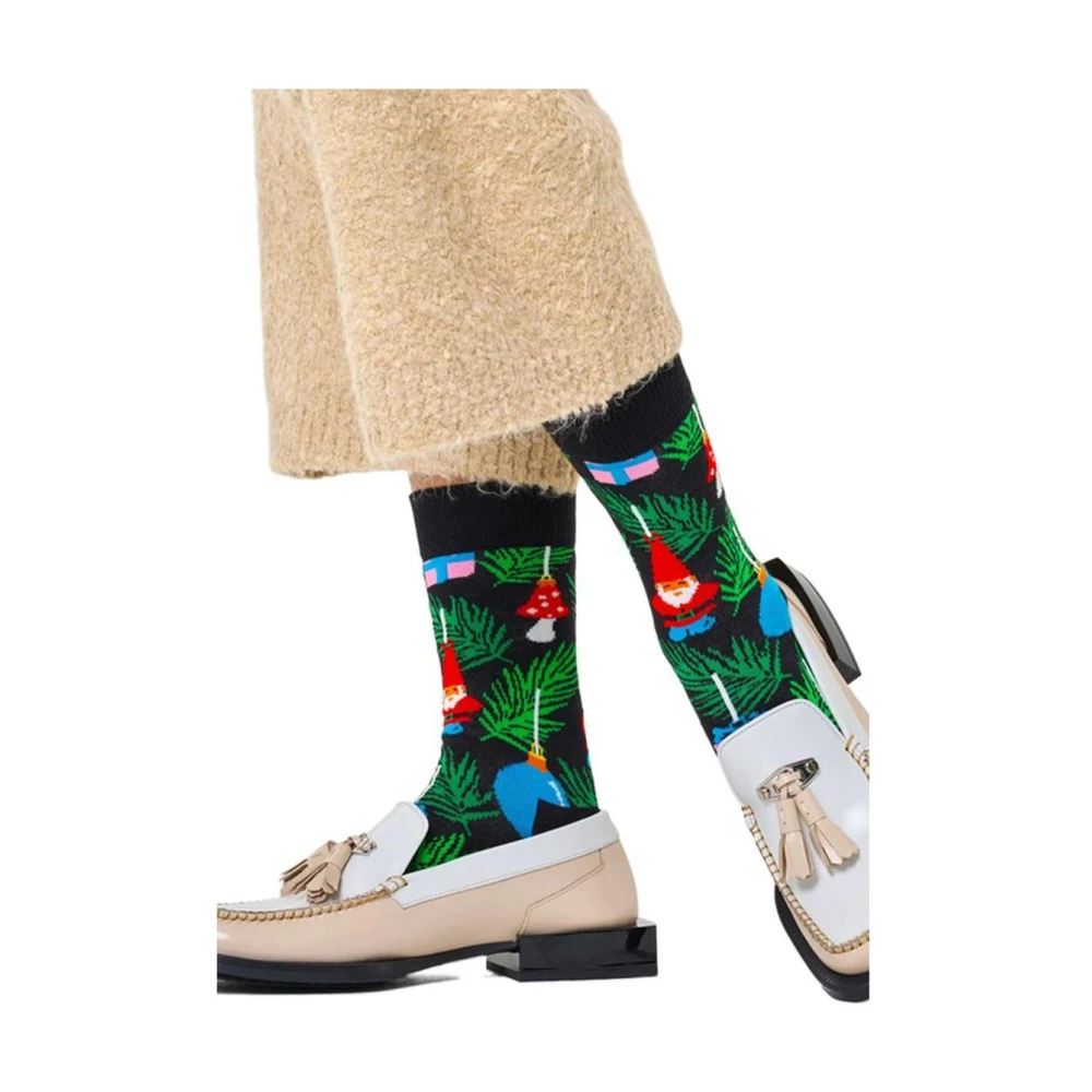 Happy Socks Kerst Kabouters Crew Sokken Multicolor Heren
