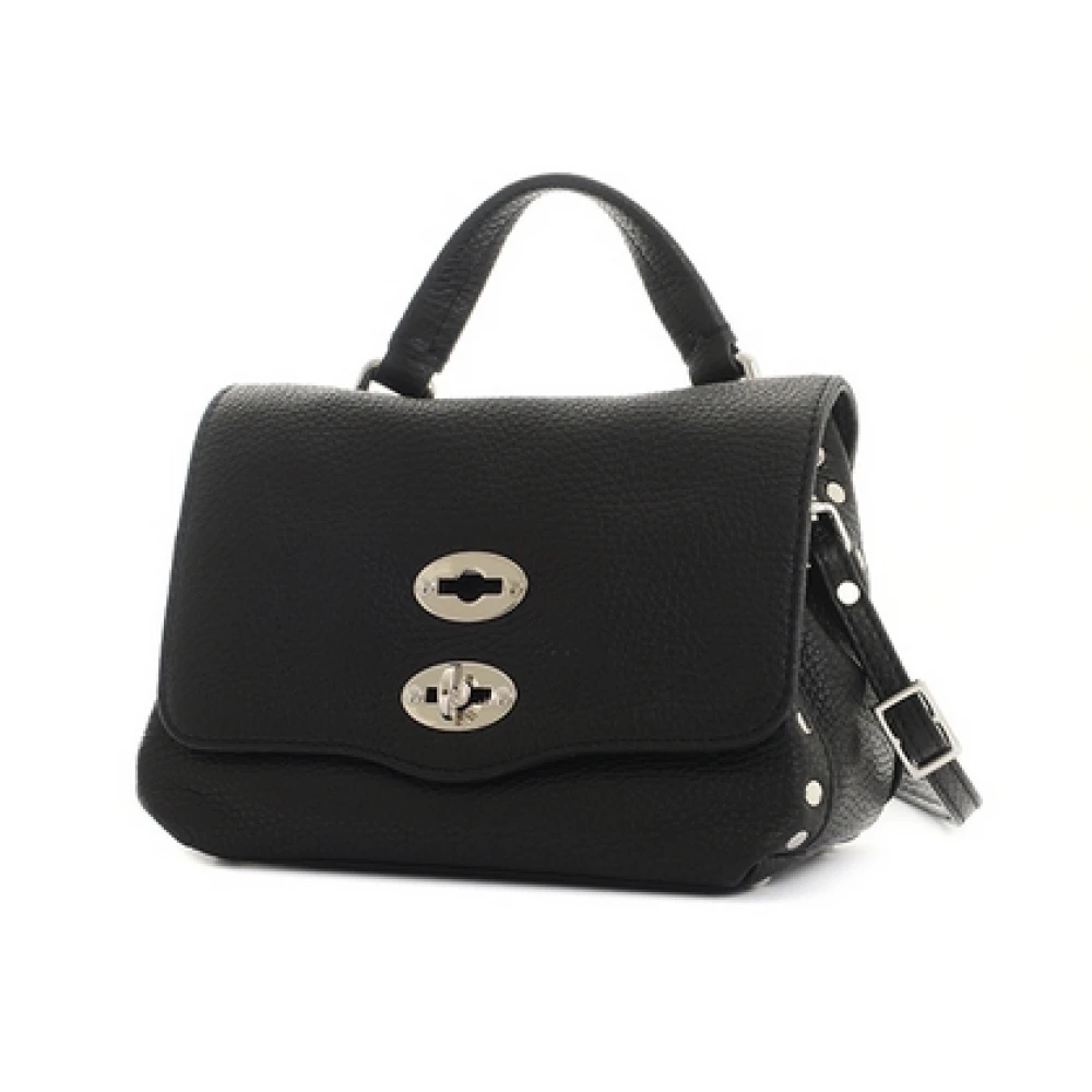 Zanellato Stijlvolle Messenger Tas Black Dames