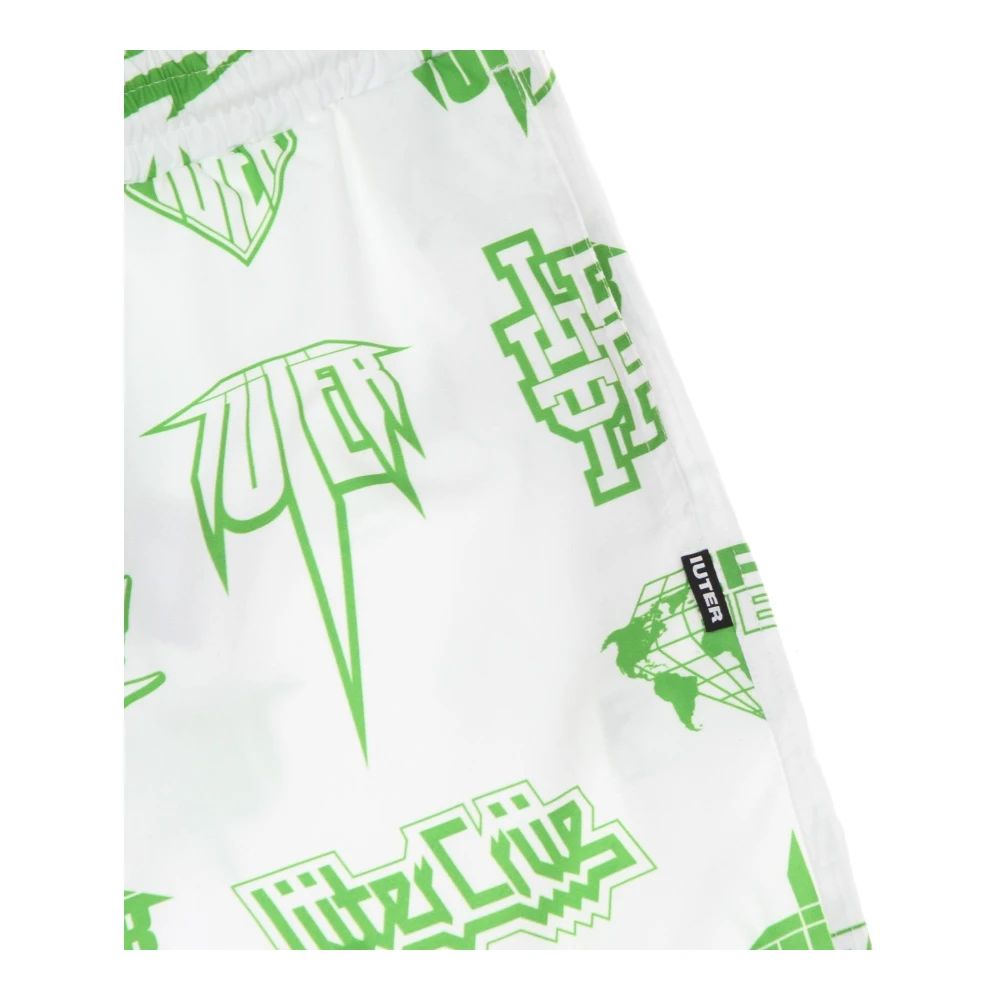Iuter Horns Allover Boardshort White Zwembroek White Heren
