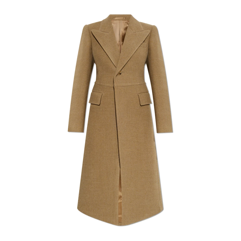 Burberry Wollen jas Brown Dames
