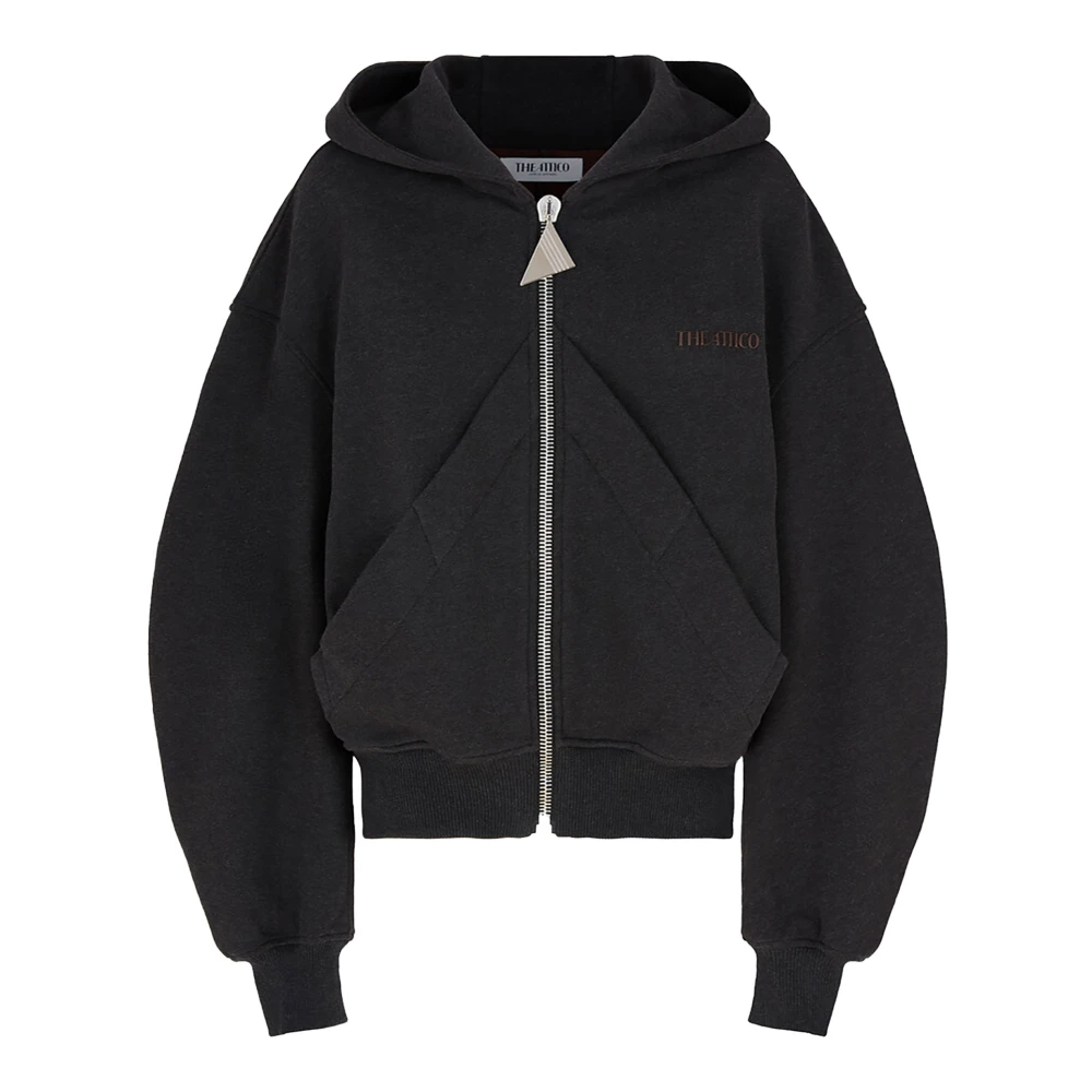 The Attico Zwarte Sweater Dameskleding Black Dames