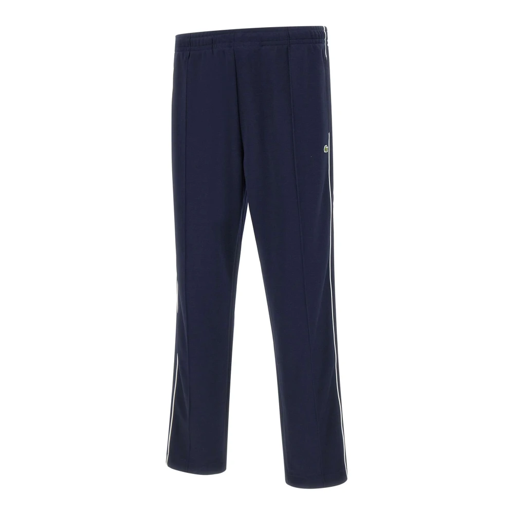 Lacoste Katoenmix Jogger Marineblauw Blue Heren