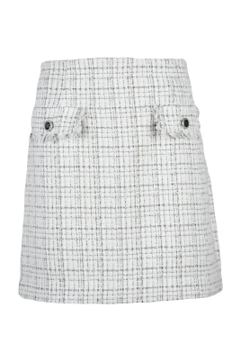 Mini Bouclé Skirt