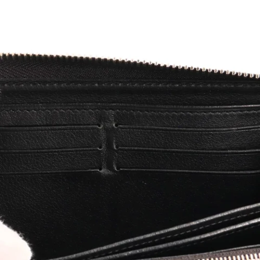Louis Vuitton Vintage Pre-owned Leather wallets Black Dames