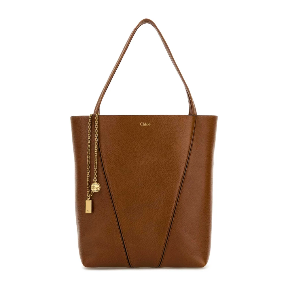 Chloé Spin Tote - Female - Shopping Bags - Beige - One Size - Bags