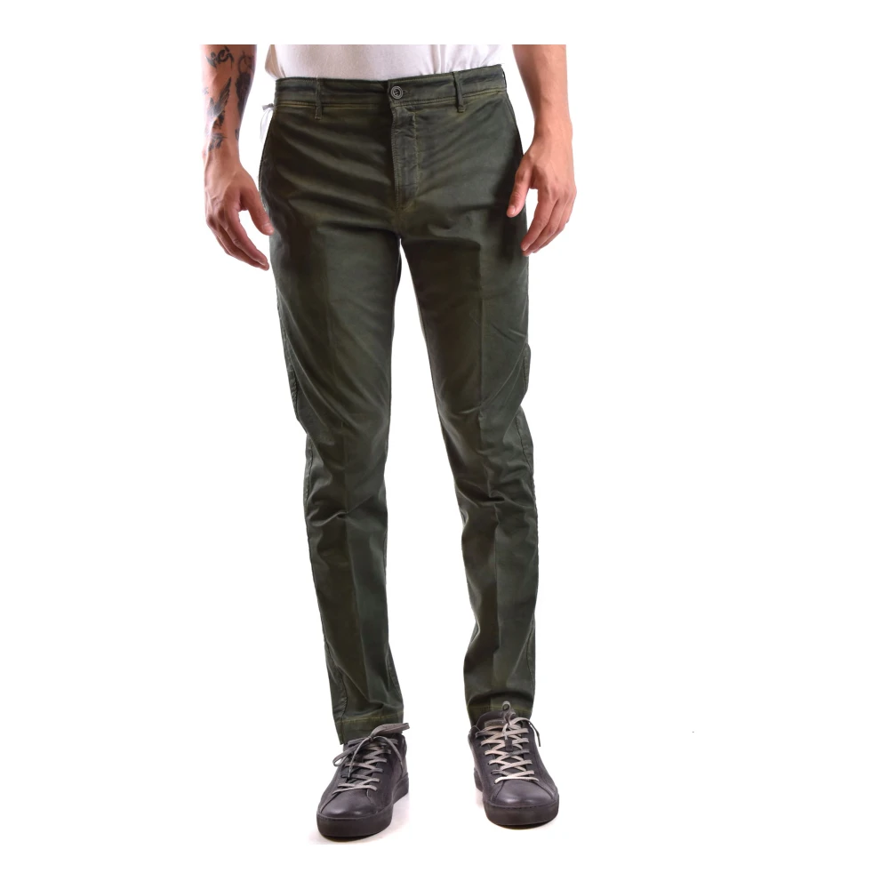 Dondup Men's Green Slim Fit Trousers - Slim-Fit Trousers - W31 - Trousers