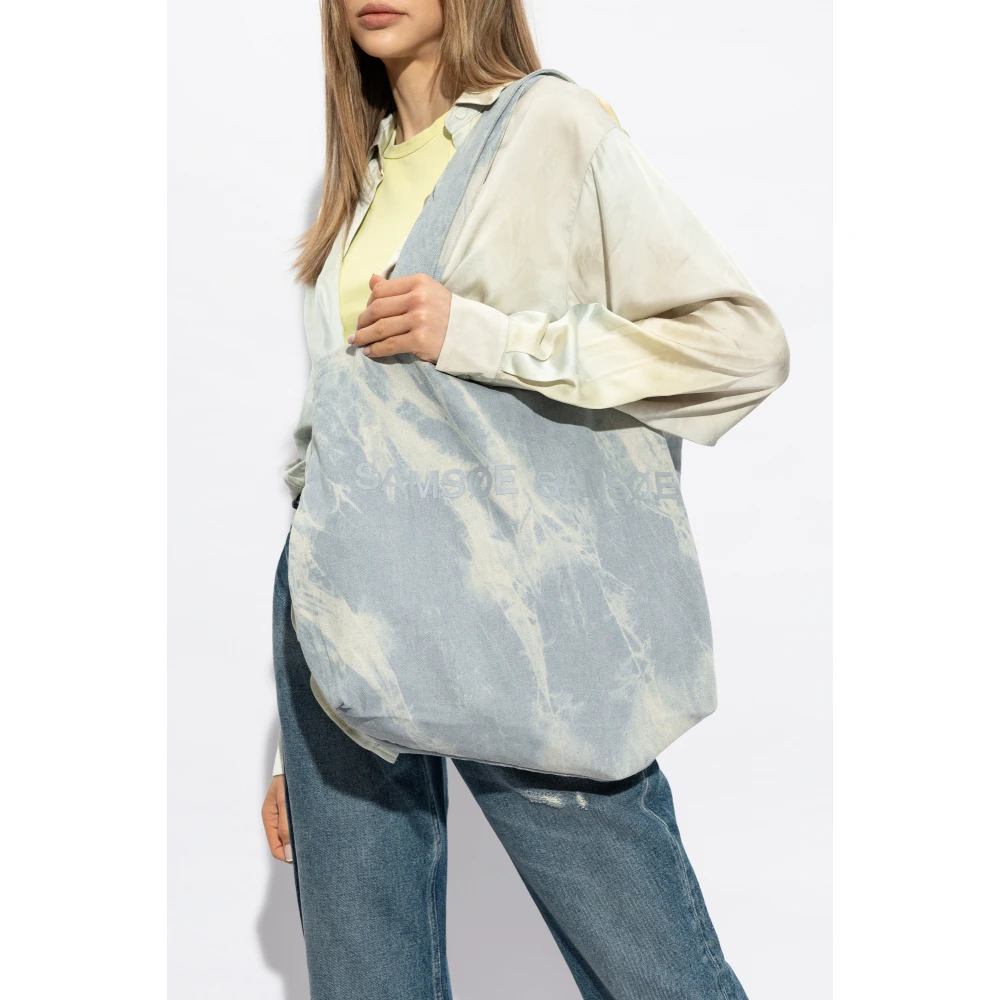 Samsøe Safrinka Shopper Bag Blue Dames