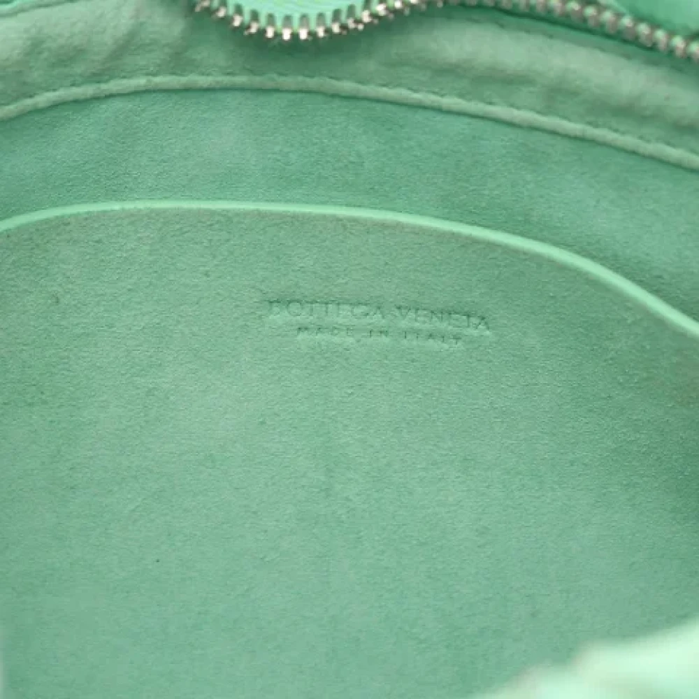 Bottega Veneta Vintage Pre-owned Leather clutches Green Dames