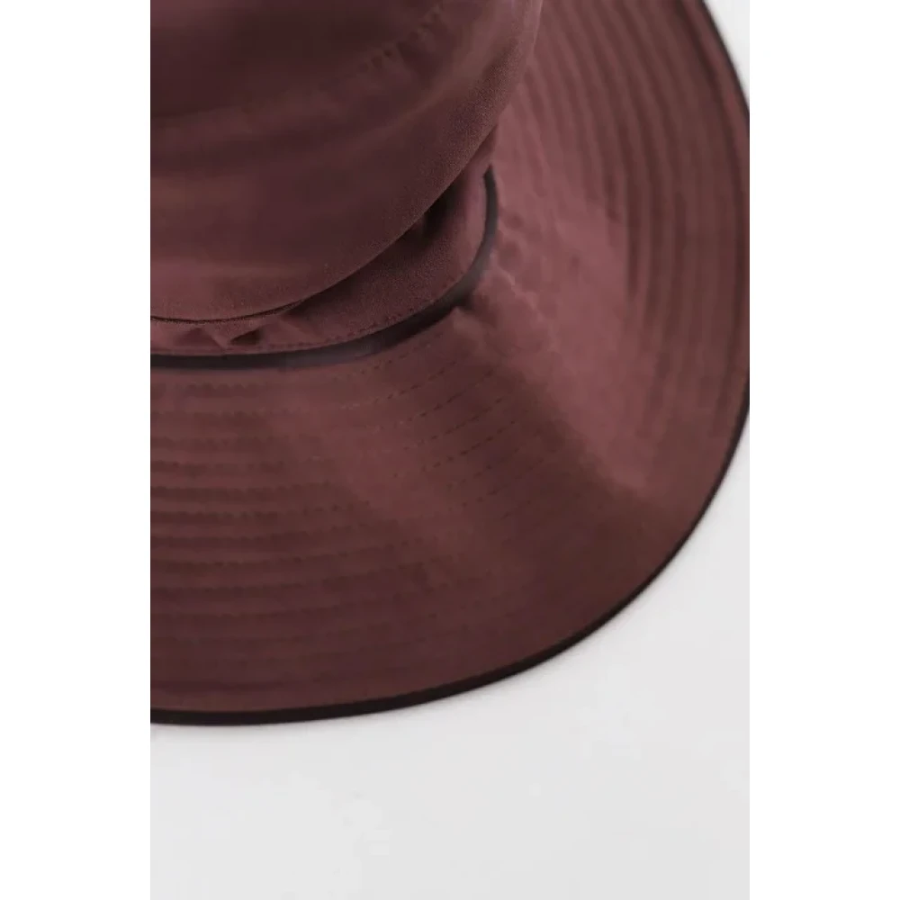 Hermès Vintage Pre-owned Polyester hats Red Dames