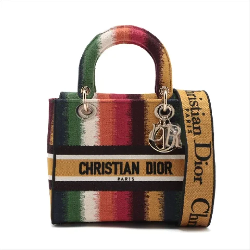 Dior Vintage Pre-owned Canvas dior-bags Multicolor Dames