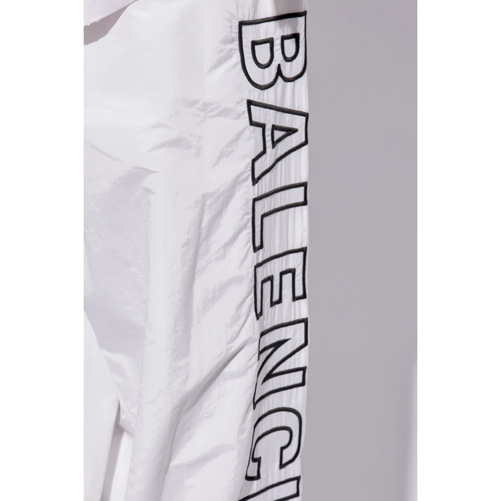 Balenciaga Trainingsbroek met logo White Heren