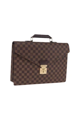 Pre-owned Damier Ebene Business Bag