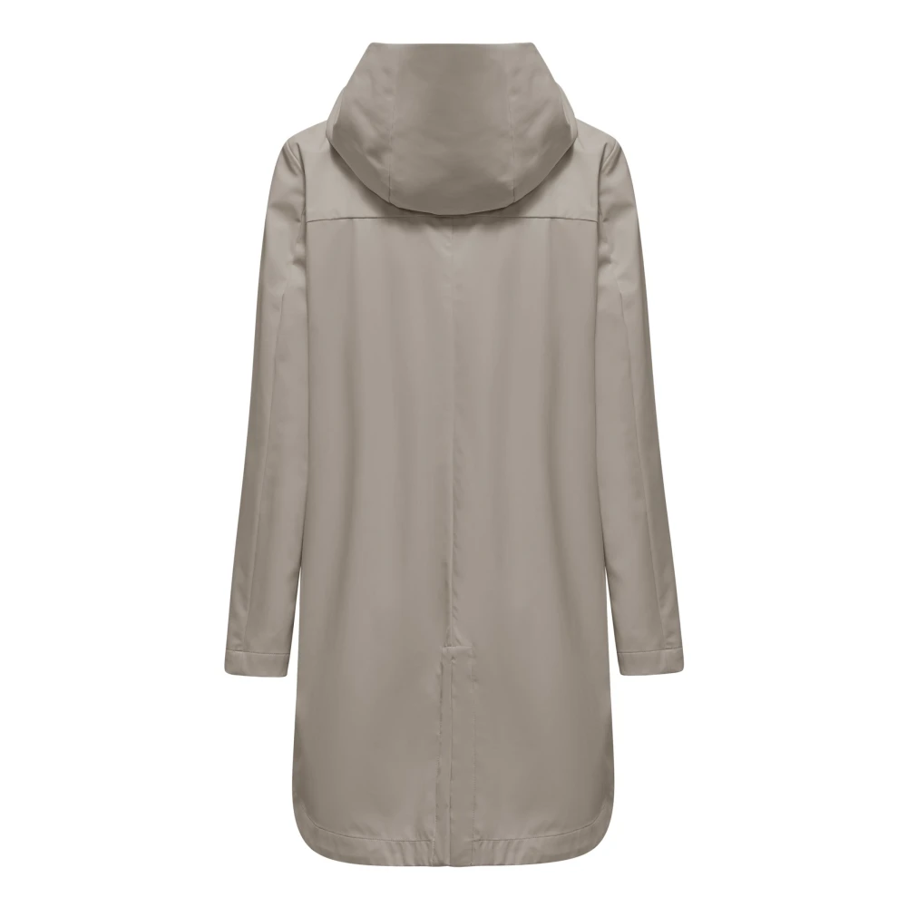 BomBoogie Parka voor dames met capuchon van technische stof Beige Dames