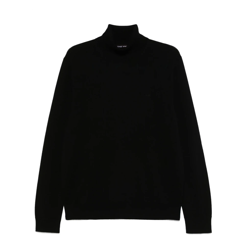 Michael Kors Men's Black Merino Turtleneck - Turtlenecks - 2XL - Knitwear