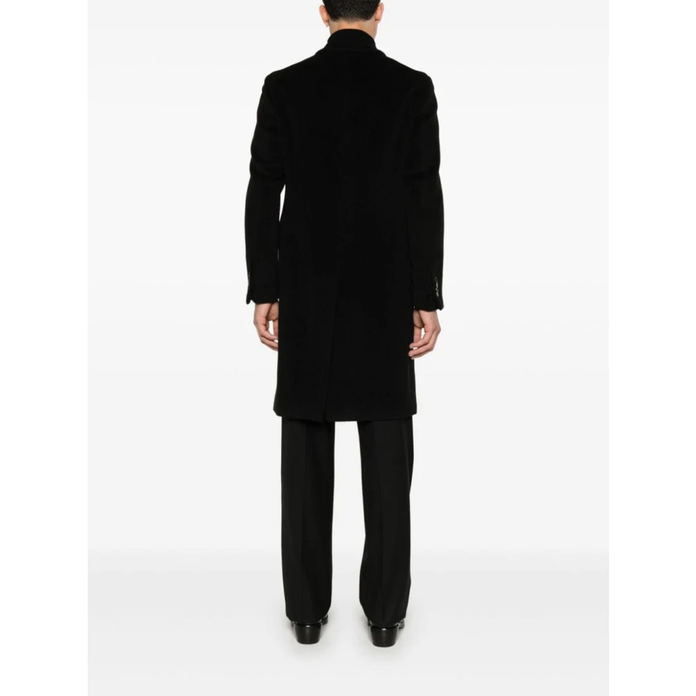 Lardini Zwarte Jassen voor Mannen Black Heren