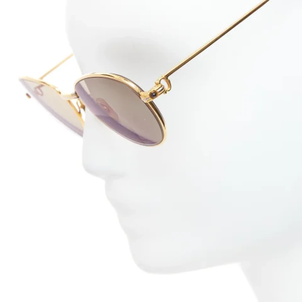 Cartier Vintage Pre-owned Metal sunglasses Gray Dames