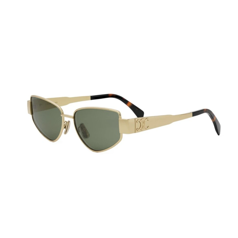 Celine Unisex Yellow Sunglasses, 55 Mm, Triomphe Metal Sunglasses