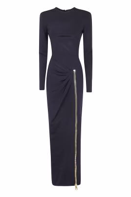 robe-longue-zippee-en-jersey-compact