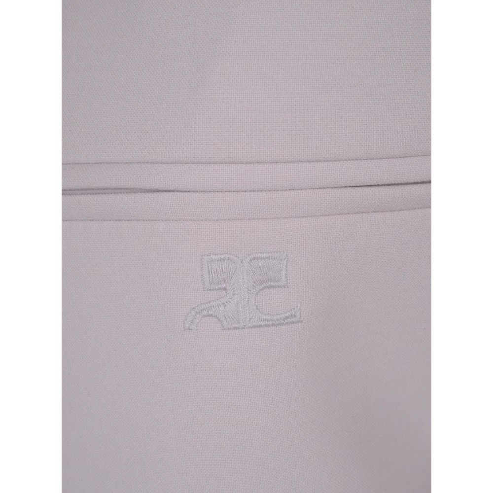 Courrèges Heritage A-Line Coat Pink Dames