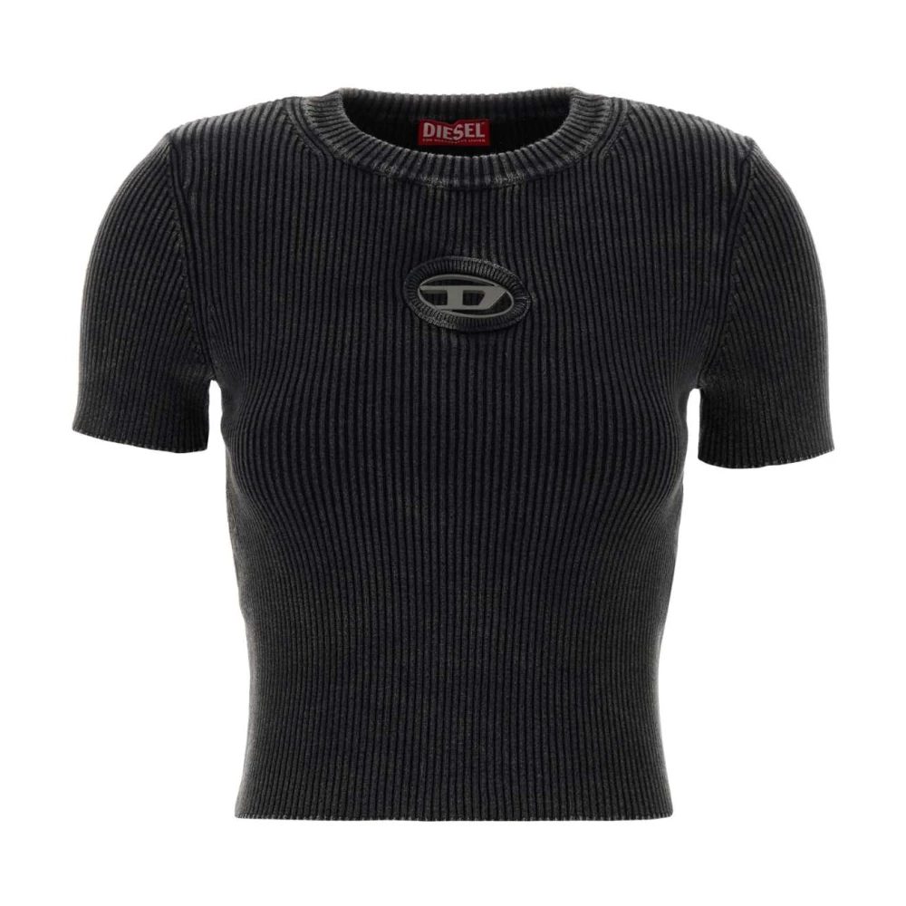 Diesel Women's Black M-Anchor T-Shirt