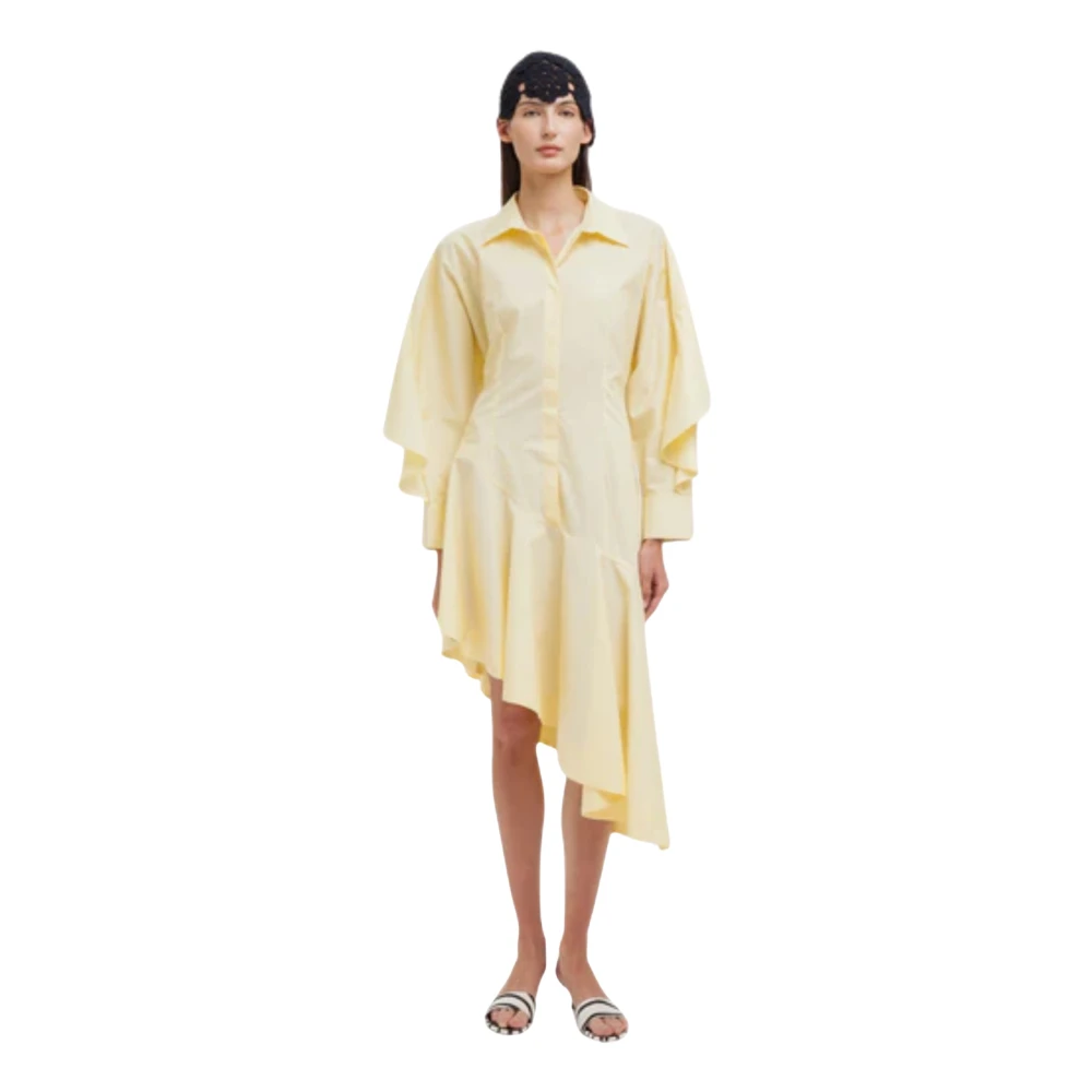 Weili Zheng Yellow S26dc09 Shirt Dress - Female - Shirt Dresses - L - Dresses