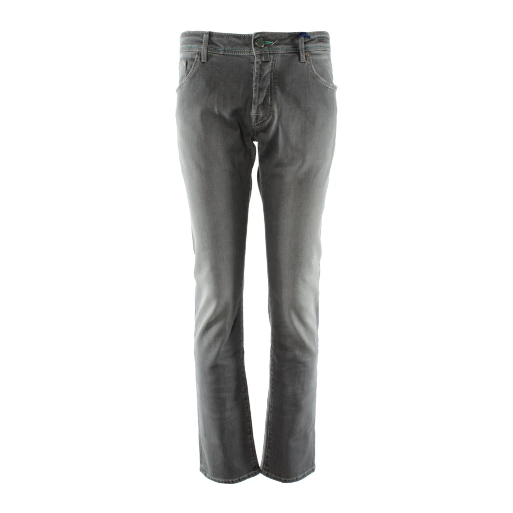 Jacob Cohën Mannelijk Grijs Jeans Heren, W38, Katoen, Nick Slim-Fit Jeans