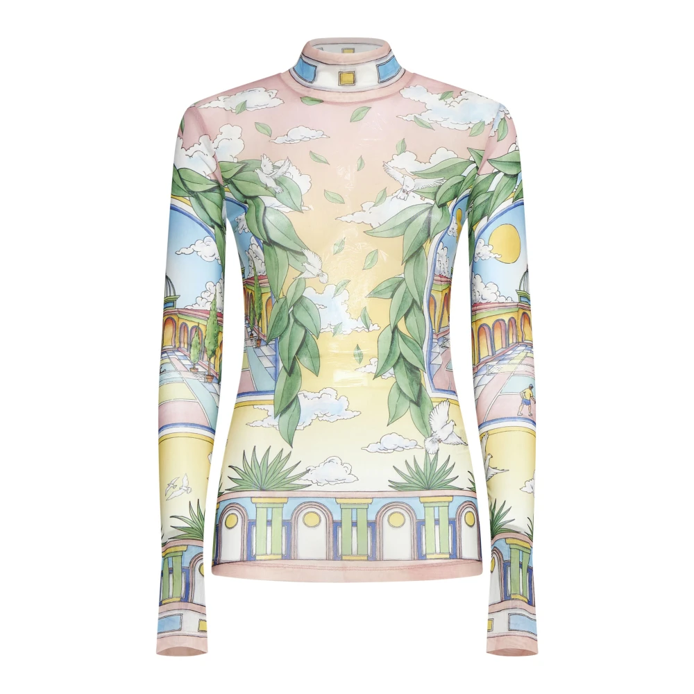 Casablanca Kleurrijke Stijlvolle Dames Trui Aw24 Multicolor Dames