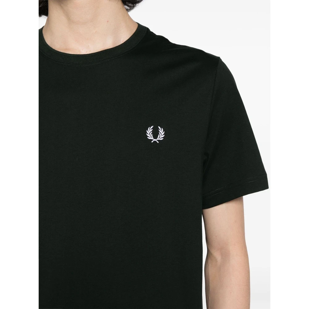 Fred Perry T-Shirts Green Heren