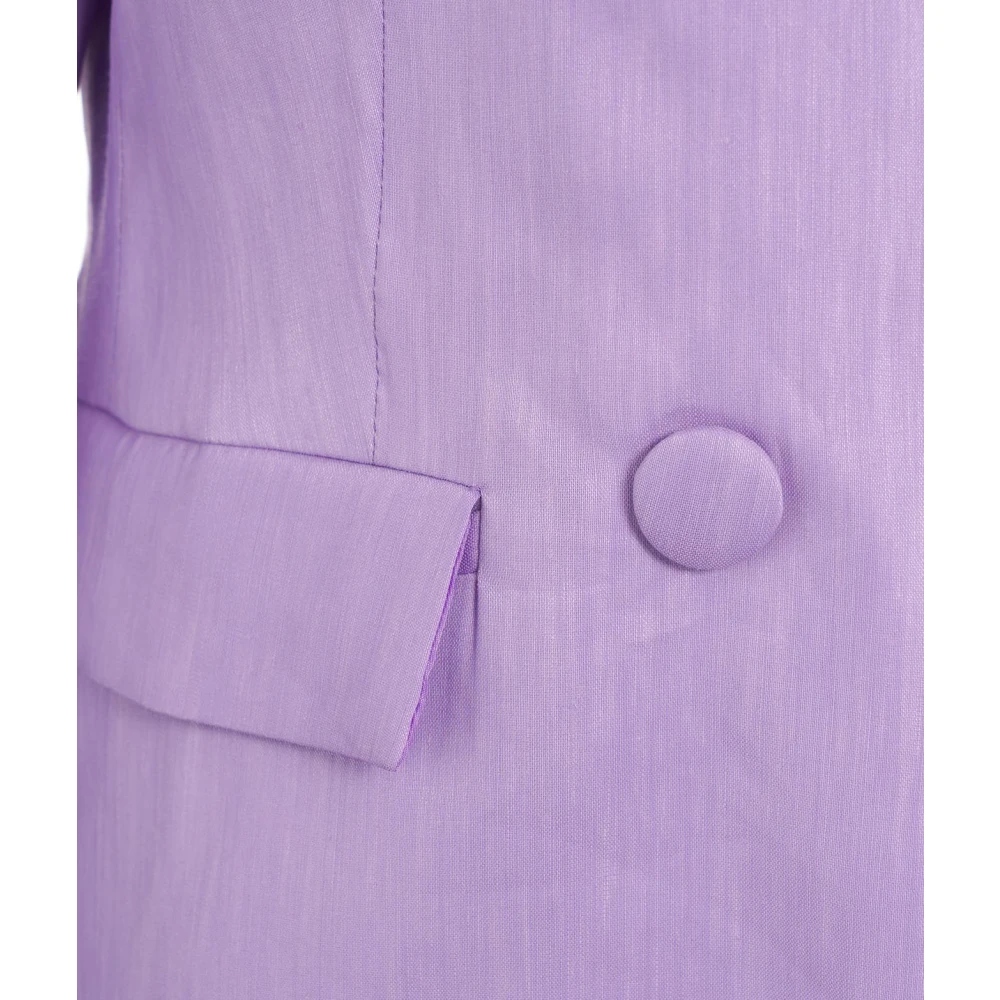 Silvian Heach Paarse Blazer voor Dames Purple Dames
