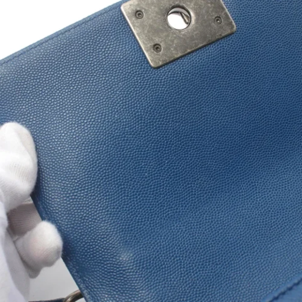 Chanel Vintage Pre-owned Fabric chanel-bags Blue Dames