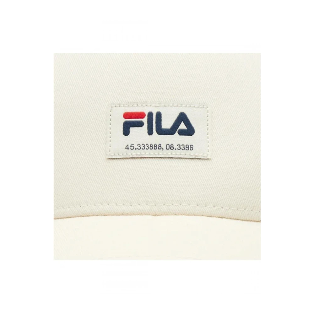 Fila Verstelbare Katoenen Pet Stijlvol Ontwerp White Dames