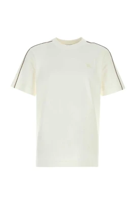 T-shirt i bomull med kantband