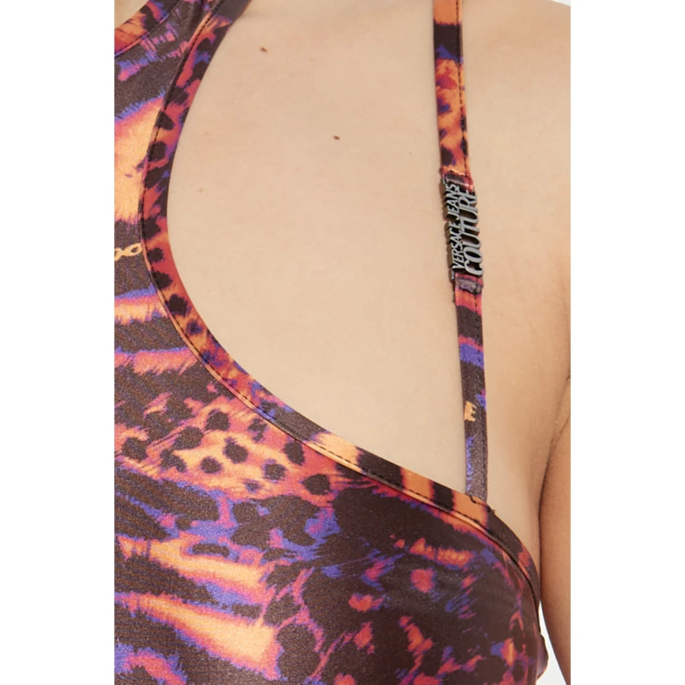 Versace Jeans Couture Dierenprint bodysuit Multicolor Dames