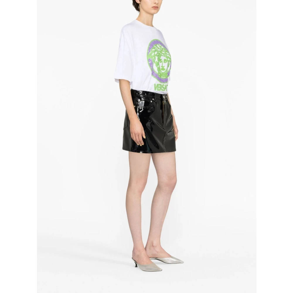 Versace Dameskleding T-shirts en polo`s Wit Aw23 White Dames