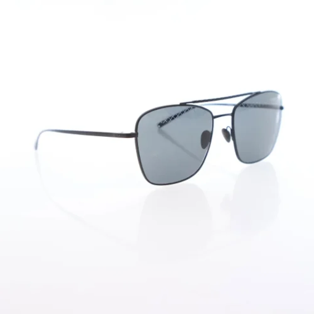 Chanel Vintage Pre-owned Plastic sunglasses Black Dames