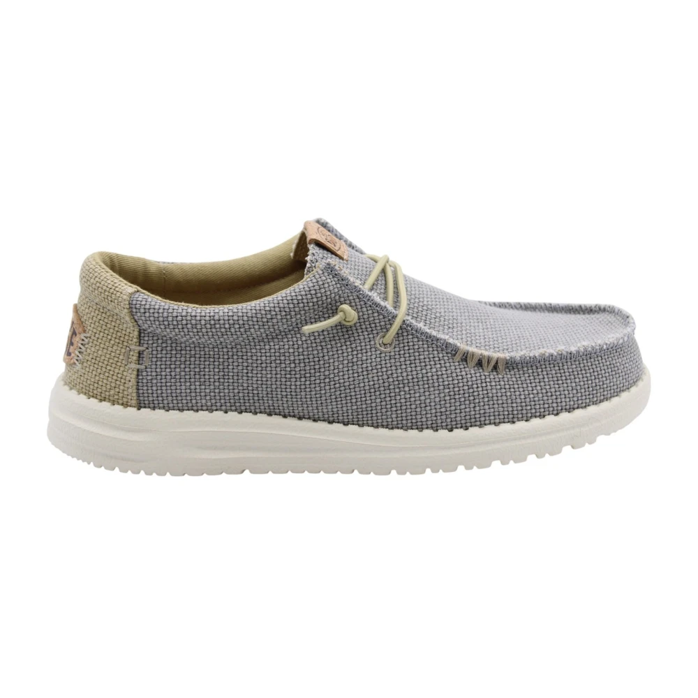 Hey Dude Gray Laced Shoes, Male, 9 Uk, Yasco Bootschoen