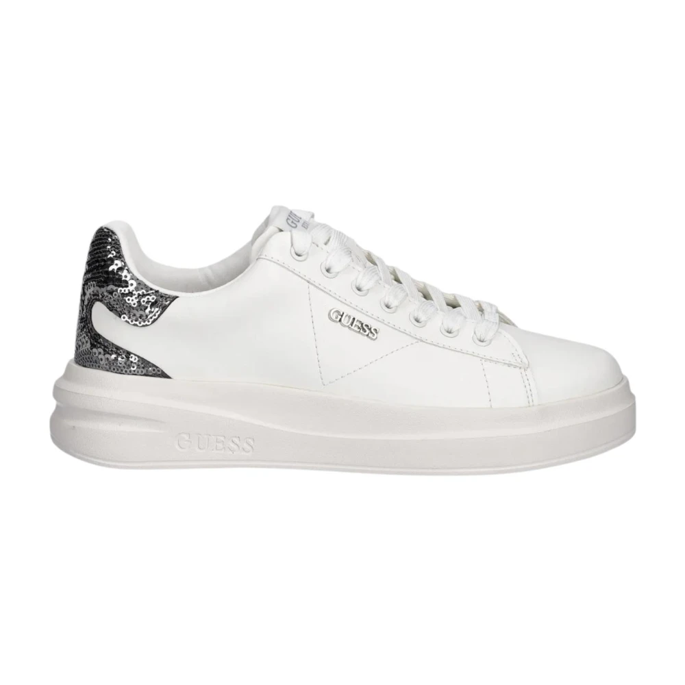 Guess Women's Gray Sneakers, 4 Uk, Elbina10 Trainers