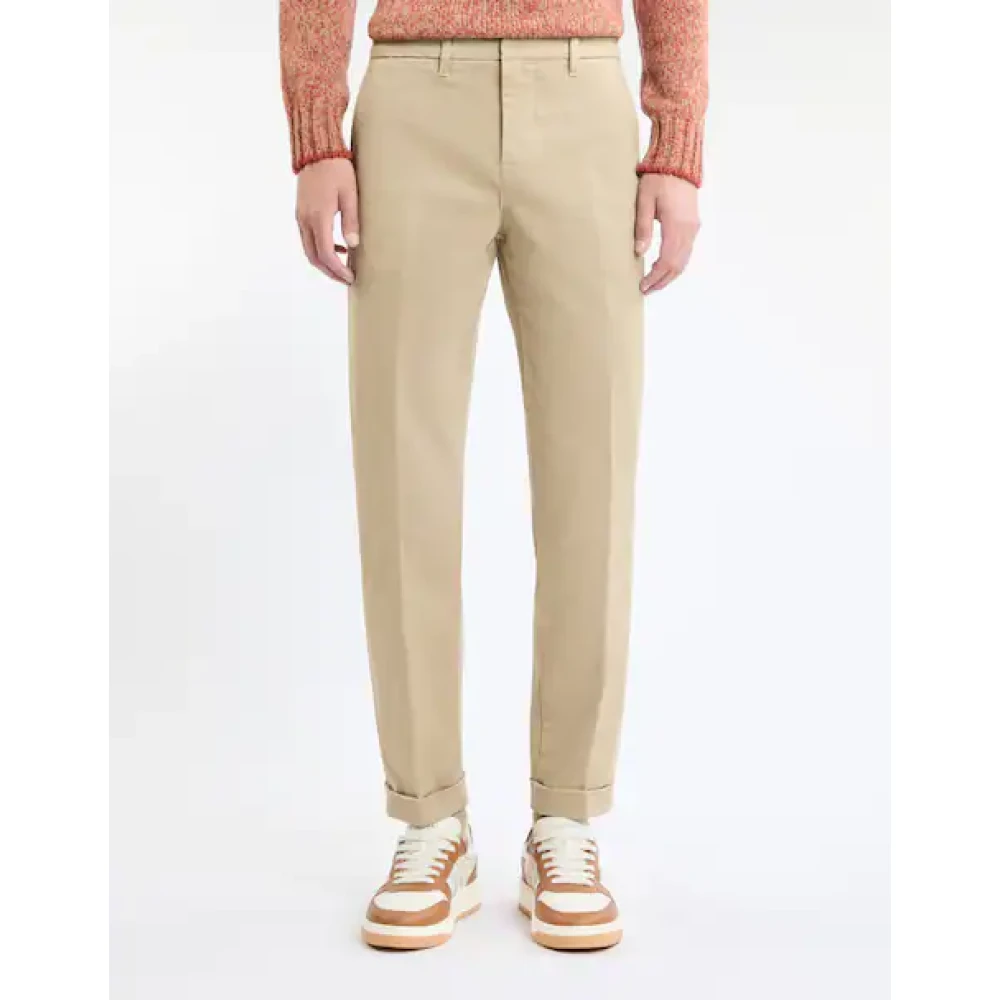 Fay Beige Broek Beige Heren