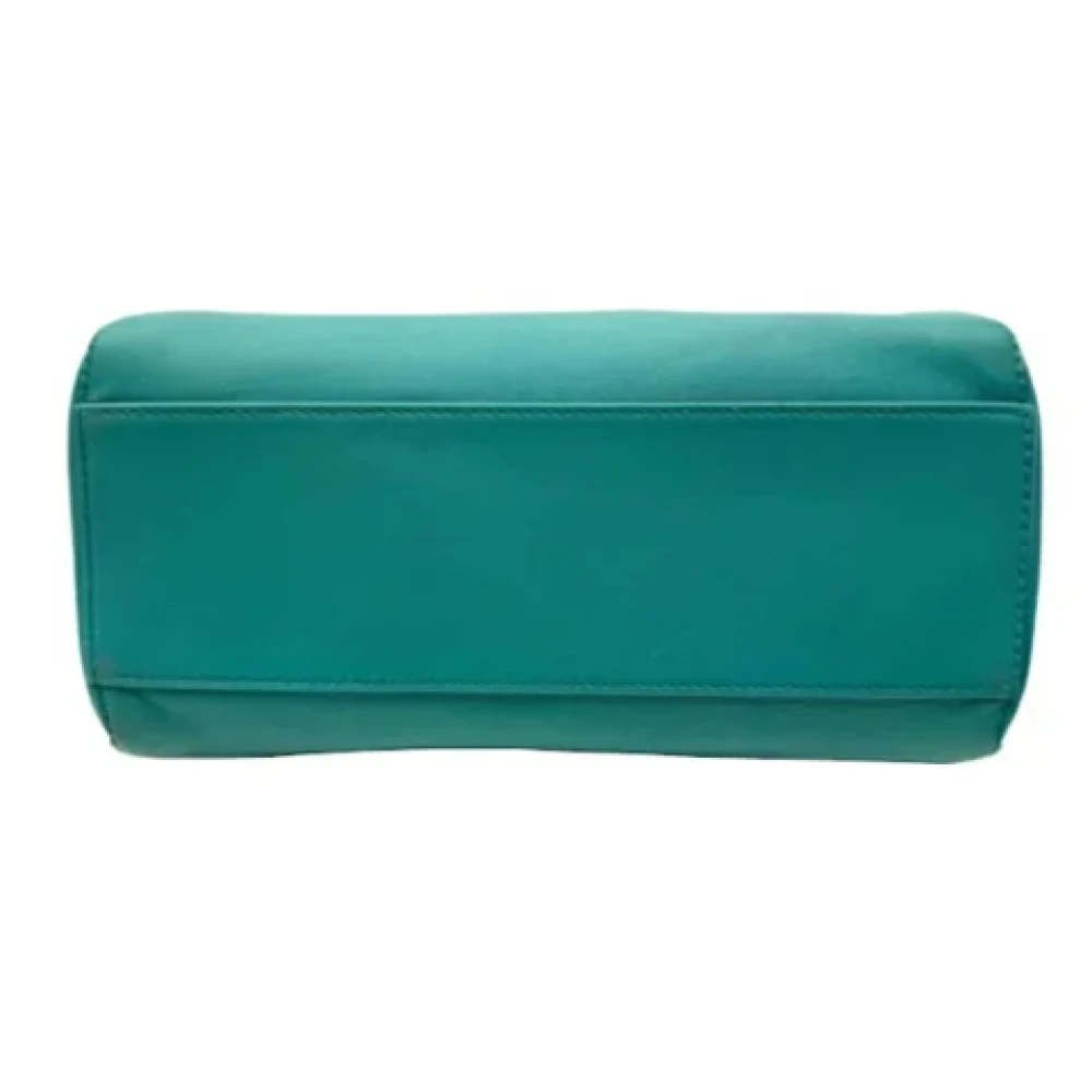 Fendi Vintage Pre-owned Leather fendi-bags Green Dames