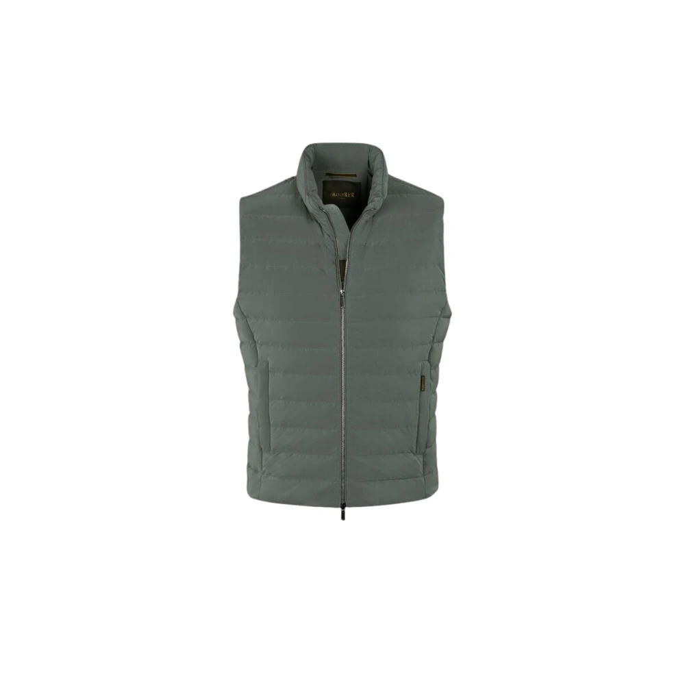 Moorer Men's Green Waistcoats, L, Calaf-Os Vest