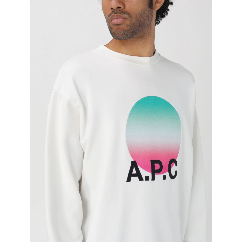 A.p.c. Truien voor dames: Zacht Stijlvol & Comfortabel Beige Heren