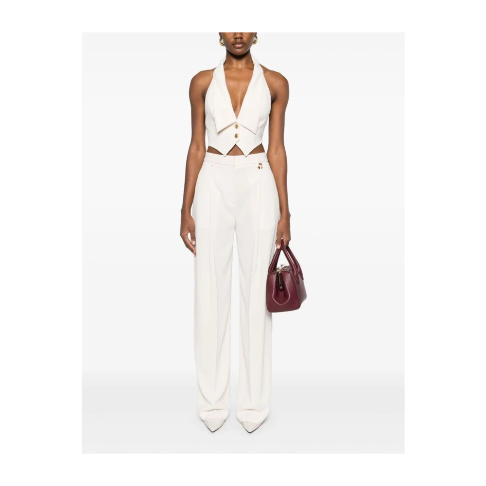 Elisabetta Franchi Panna Broek Ss25 Dameskleding Beige Dames