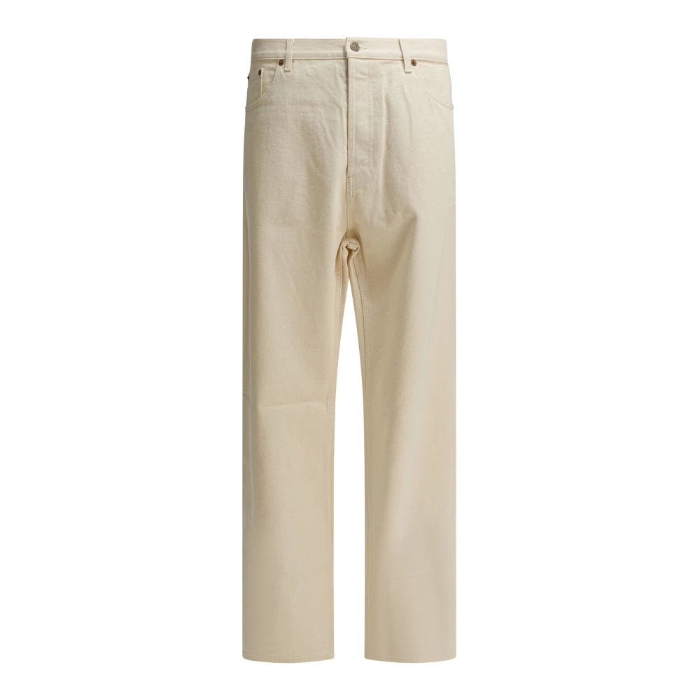 Valentino Garavani - Baumwoll-Denim-Jeans Mit Weitem Bein - Trousers - Herren - Beige - W32 - Bild 3
