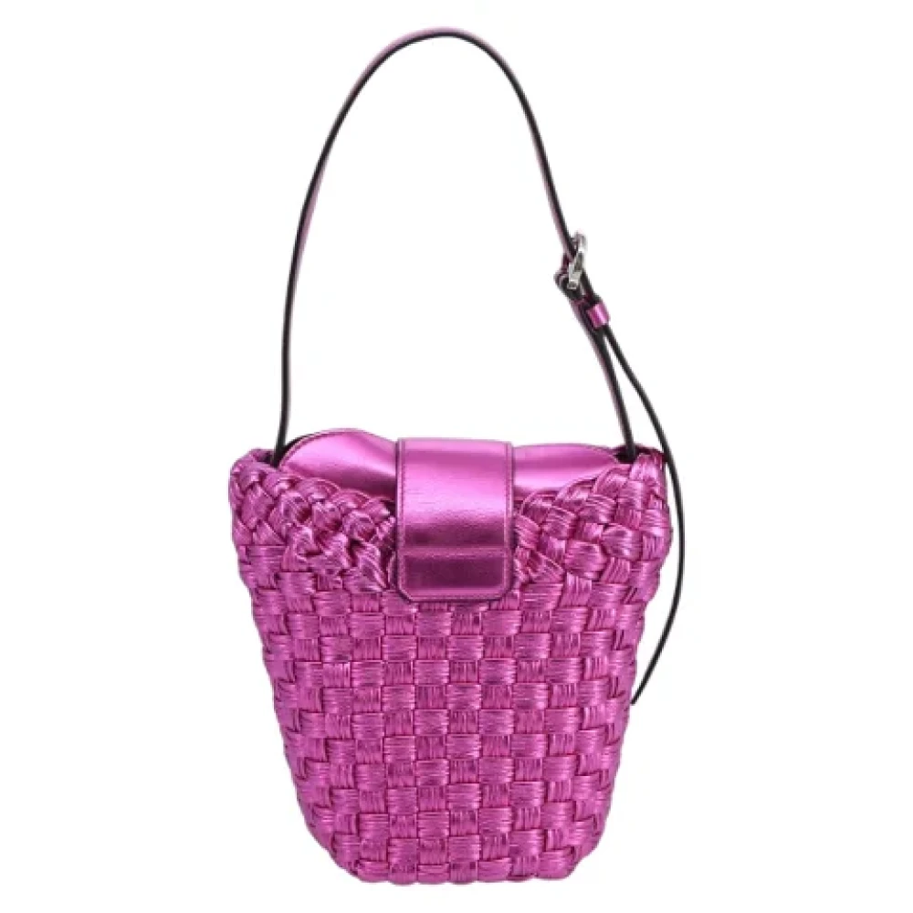 Salvatore Ferragamo Pre-owned Leather shoulder-bags Pink Dames