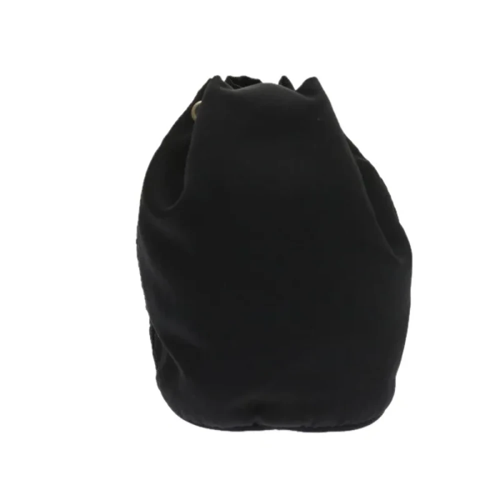 Prada Vintage Pre-owned Nylon prada-bags Black Dames